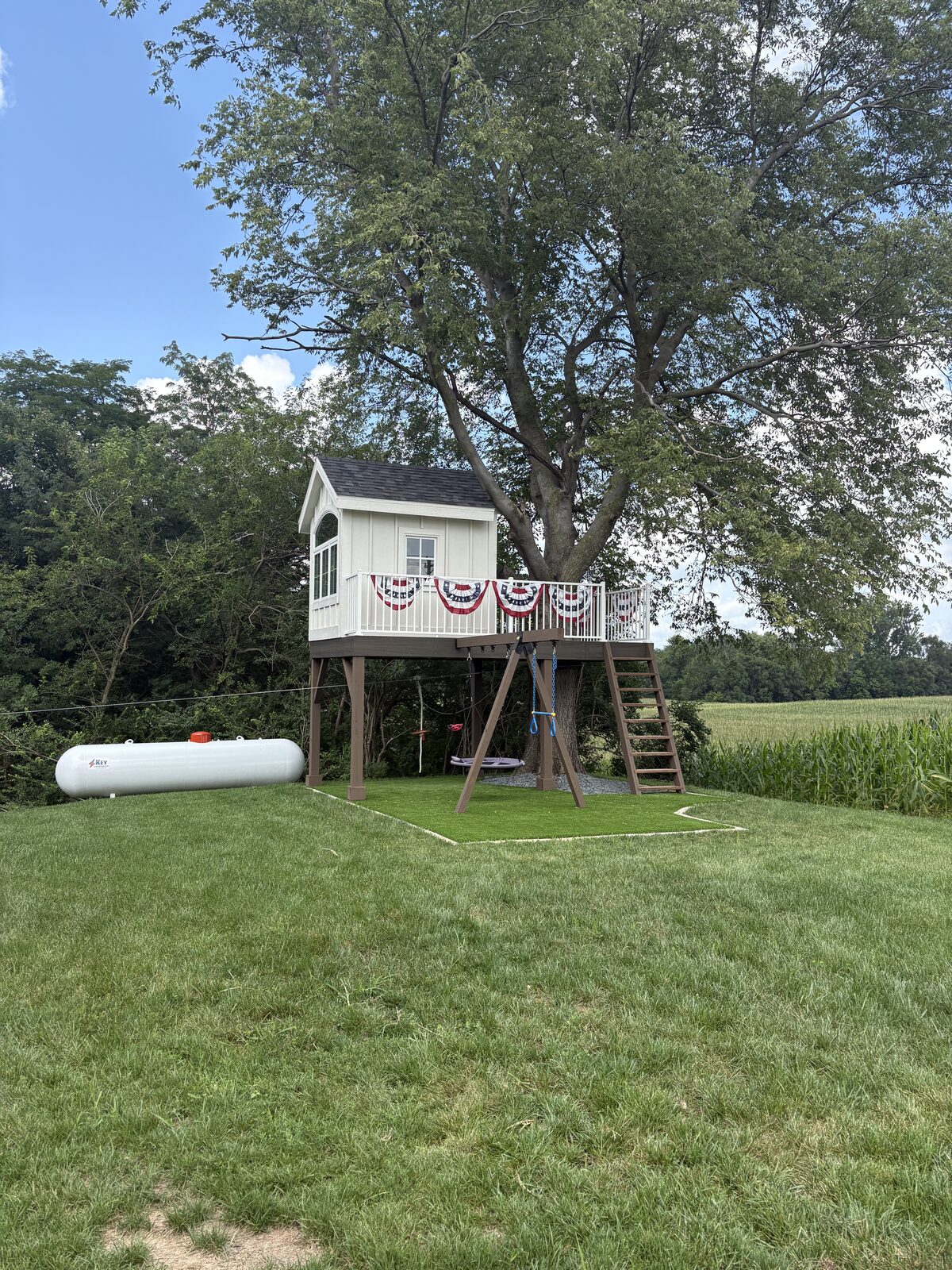 White Oak, Iowa — backyard
