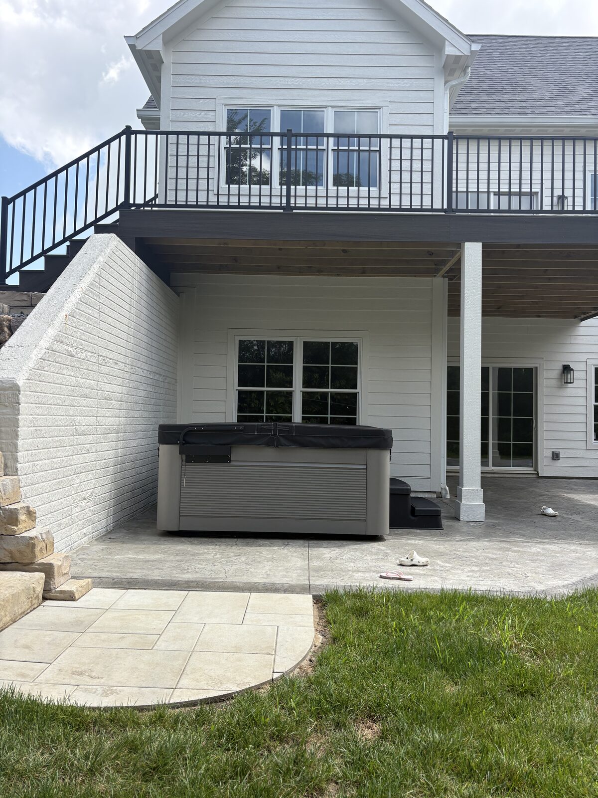 White Oak, Iowa — lower patio