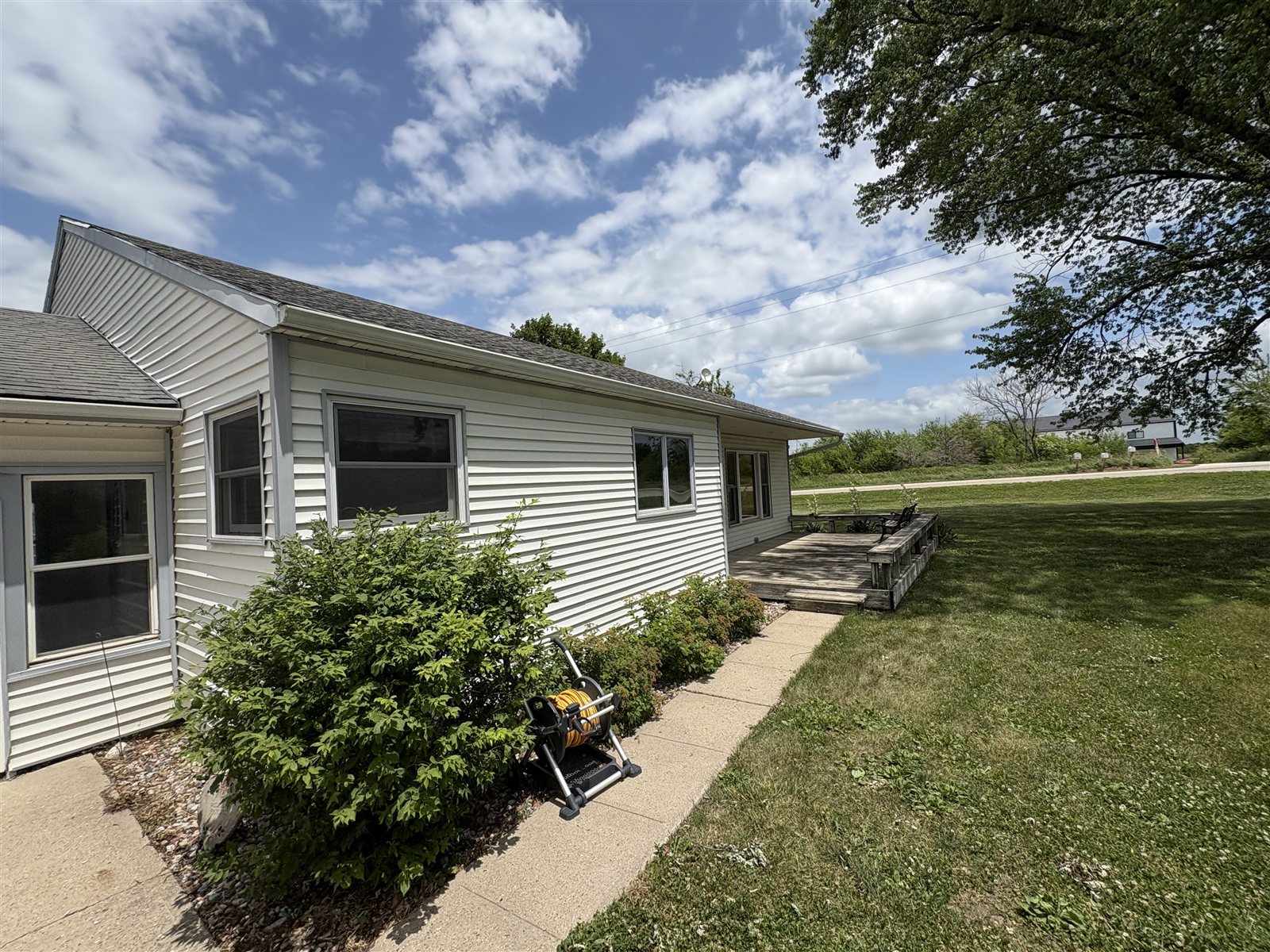 Earlham, Iowa — side exterior before renovation