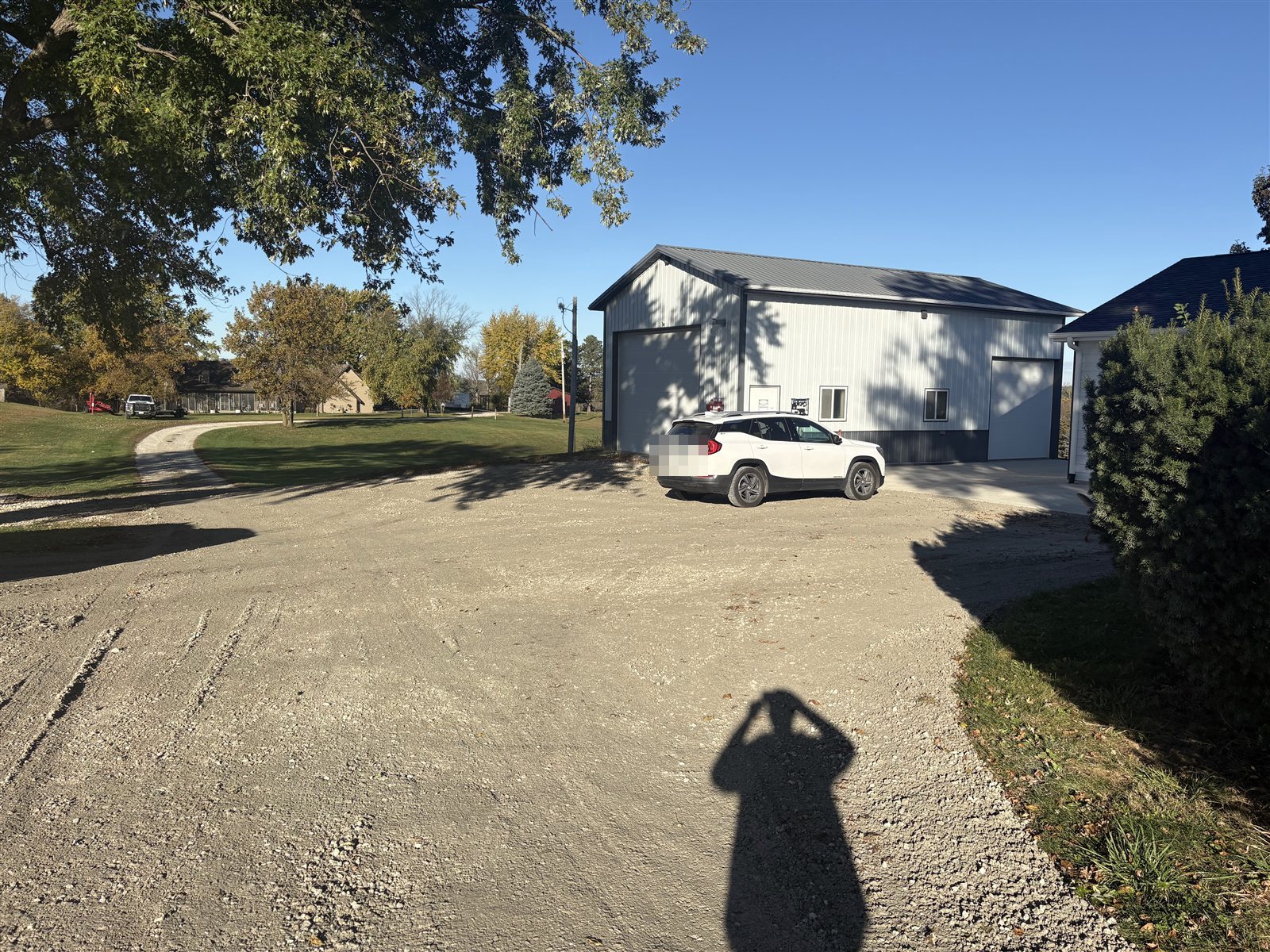 Earlham, Iowa — finished property and drive